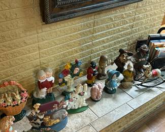 Cast iron door stops/statues