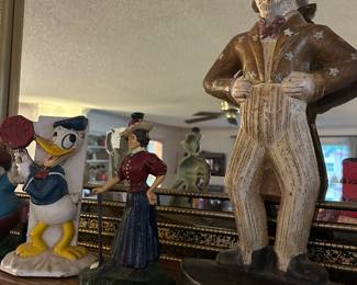 Cast iron door stops/statues