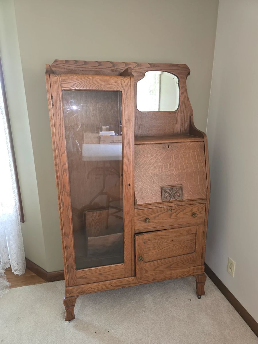 Beautiful Oak Secretary
