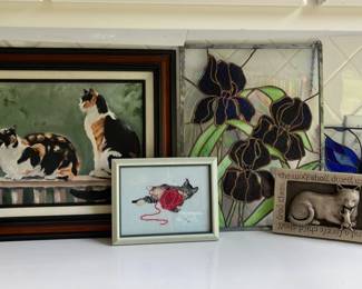 Stained Glass Cats