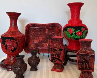 Chinese Cinnabar Lacquerware