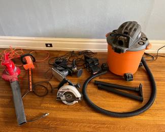 Craftsman Tools, Toro Blower, Shop Vac more