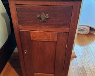 Handmade Side Table with Twin Bed