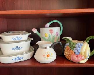 Corning with Fruite Flowers