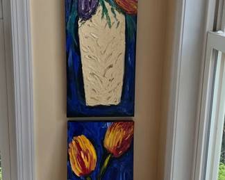 Pair of Original Art Paintings