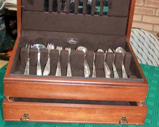 45 pcs. Gorham Camelia Sterling Silver Flatware
