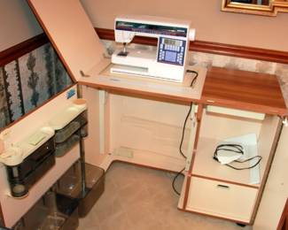 Husqvarna Lily 535 Sewing Machine with Cabinet