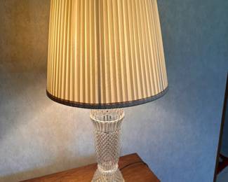 Brass Glass Table Lamp