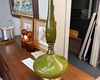 Green Goddess MCM Table Lamp
