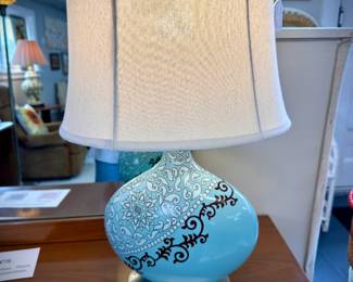 Blue Table Lamp