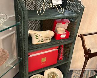 Wicker Shelf, Lenox Christmas