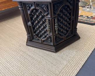 Hexagon Drum Side Table