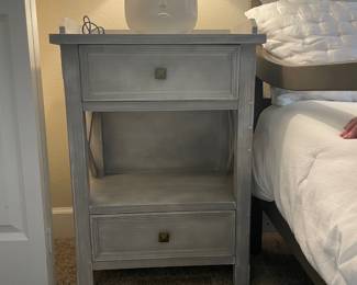 pair of grey night stands $150