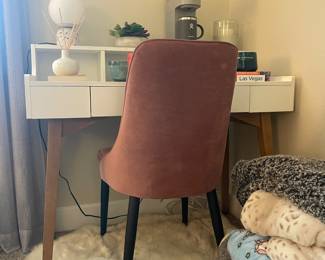 Desk and Boho modern chair $150