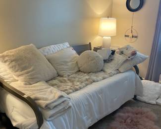 More bedding and linens. Great deals! Pillows $6 - $12. UGG blankets and pillows