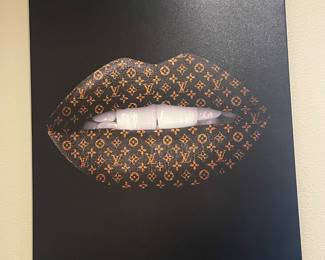 Louis Vitton wall art 30" x 40" $ 60