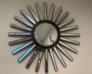 Silver sun mirror 26. $50