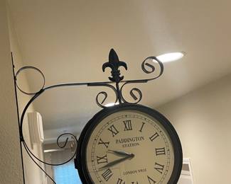 Paddington Station wall clock $80