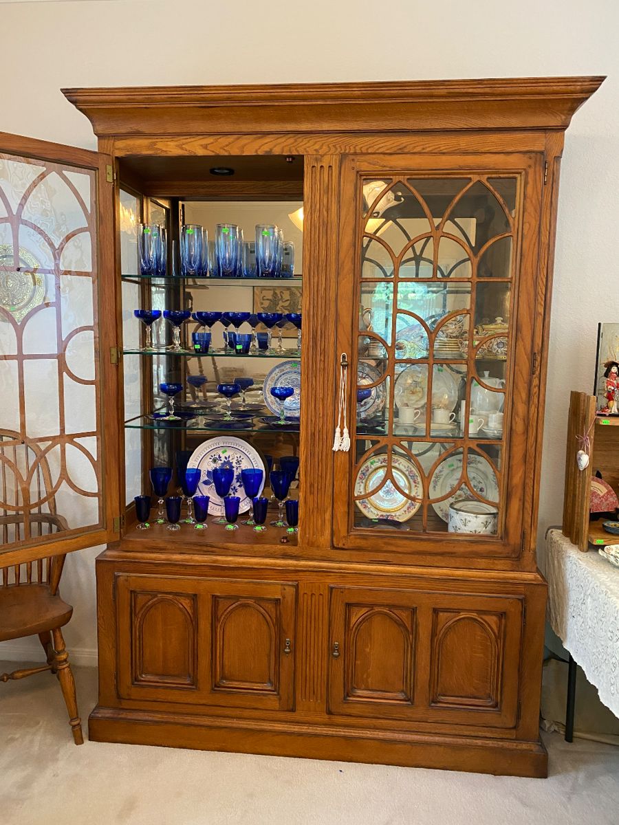 Drexel China Cabinet and matching table