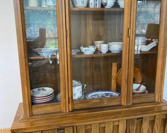MCM Style Small China Cabinet