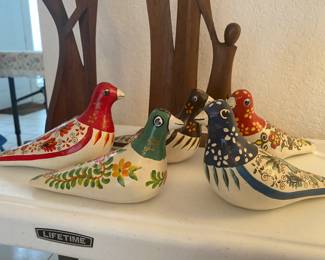 Pottery Birds from Ecuador