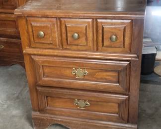 Two matching bed table