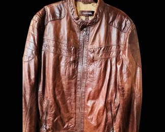 Men’s vintage leather jacket