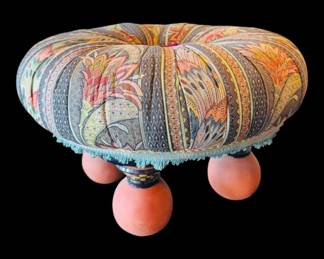 Mackenzie Childs ottoman