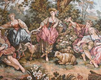 Vintage Large tapestry by JP Paris