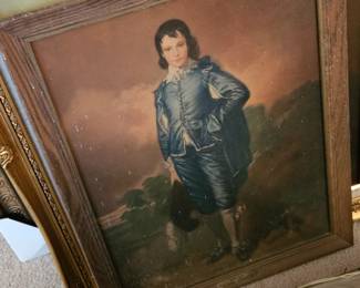 Blue boy print