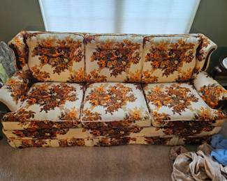 Floral couch