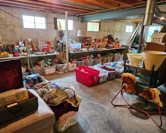 Basement after