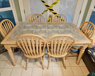 Kitchen table and chair set