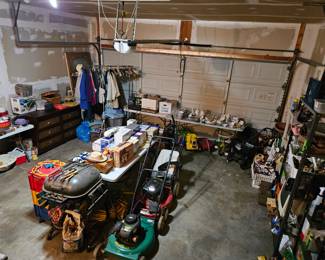 Garage after