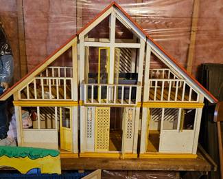 Barbie a frame house