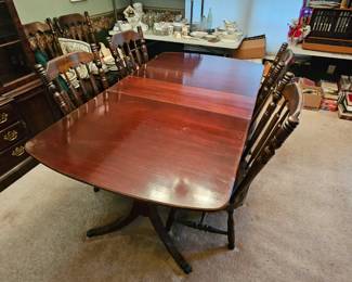 Dining room table and chair set