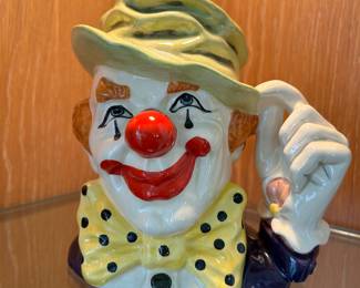 Royal Doulton Character Jug Collection: The Clown designed by Stanley J. Taylor and issued between 1989 - 1995