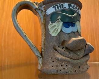 Ugly Face Stoneware Mugs