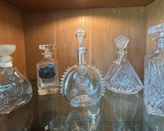 Crystal Decanters, Rémy Martin Louis XIII Baccarat Crystal Decanter