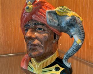 Royal Doulton Character Jug Collection: The Elephant Trainer designed by Stanley J. Taylor produced 1990 - 1993