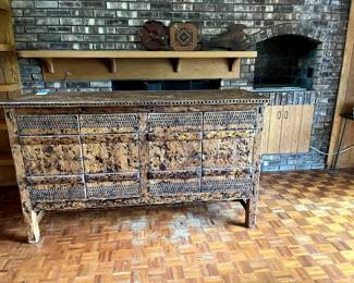 Large rustic cabinet