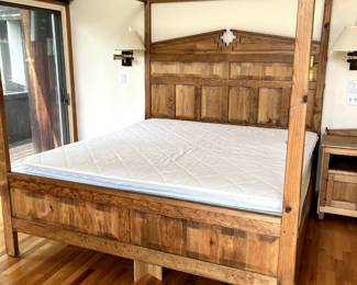 Beautiful California King bed. Taox furniture