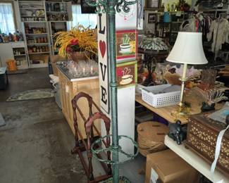 Large Brass coat rack