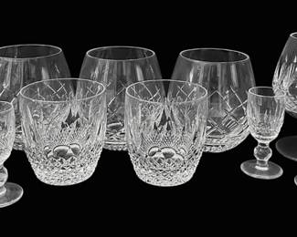 Seventeen Waterford Drinking Glasses Tumbler Glasses, Shot Glasses, More