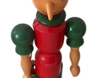 Vintage 30 Tall Wooden Pinocchio Figure