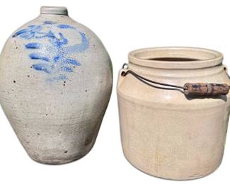 Salt Glazed 2 Gal Jug Crock
