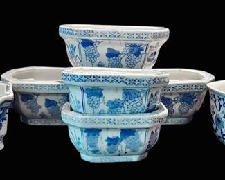Chinese Blue White Planters