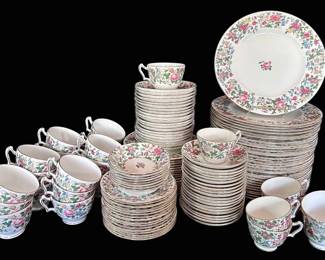 Staffordshire England Thousand Flowers Fine Bone China