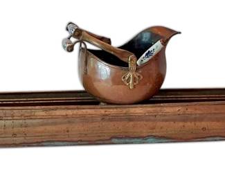 42 Long Copper Planter Coal Scuttle Made in Holland