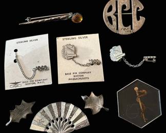 Sterling Silver Pins 34.50g Total